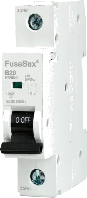 Fusebox MT20B061 MCB 20AMP B Curve