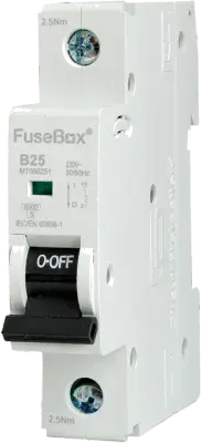 Fusebox MT25B061 MCB 25AMP B Curve