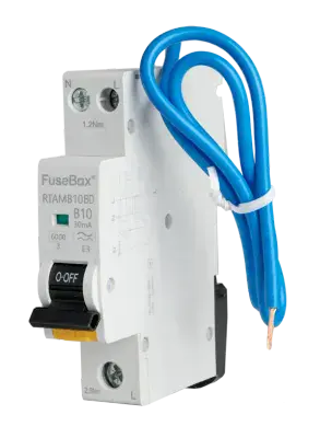 Fusebox RTAMB10BD Mini Bi-Directional RCBO 10AMP Type A 30mA