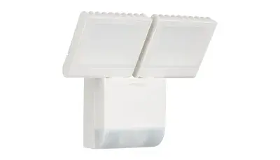 LED200PIRWHP 17W LED Compact Floodlight Twin Flood With PIR IP55 – White