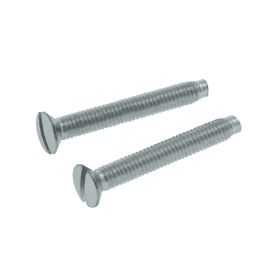 M3.5 X 40MM SLOTTED RAISED COUNTERSUNK BZP MACHINE SCREWS Pack of 100