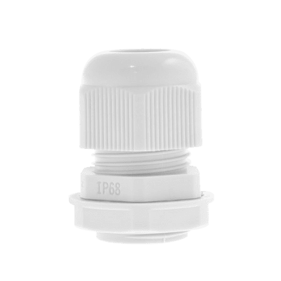 Nylon Gland Dome 20mm White Pack of 10