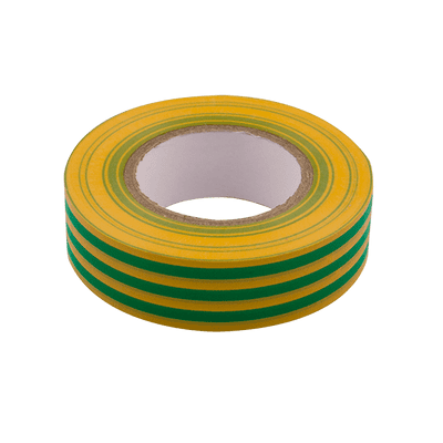 TAPE 19MMx33M GREEN & YELLOW