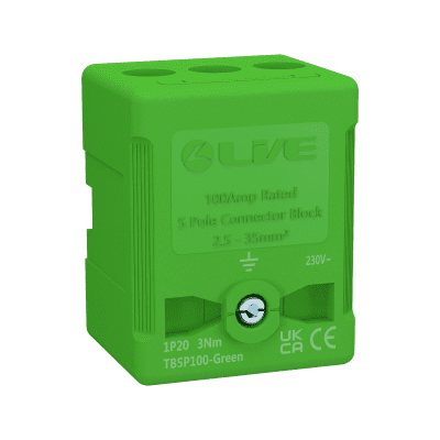 TB5P100-Green Terminal Blocks 5P 100A
