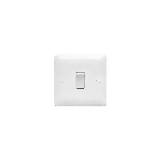 Verso 1 Gang 20A Double Pole Plate Switch | V814