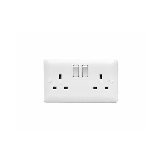 Verso 13A 2G DP Switched Socket | V322