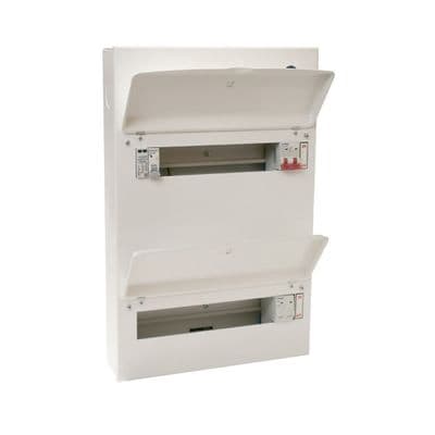 Verso 28 Way 100A DP Main Switch Consumer Unit c/w T2 SPD Kit 26 Usable Ways VCP28MX