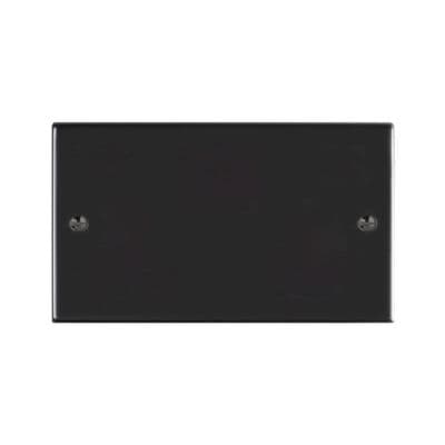 Verso 2G Blank Plate Matt Black V200-MB