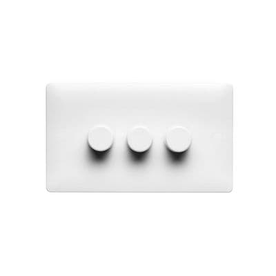 Verso 3 Gang 250W LED Dimmer Switch | V103