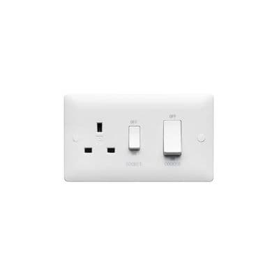 Verso 45A Double Pole Cooker Control and Socket | V178