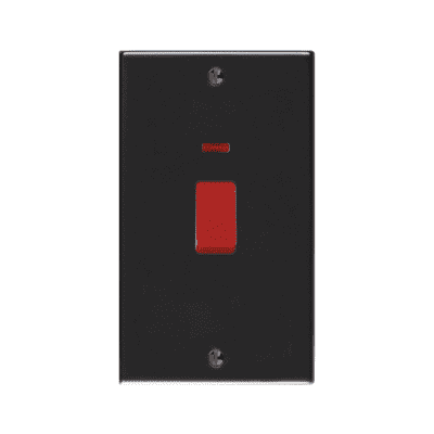 Verso Cooker Switch Neon Matt Black V826N-MB