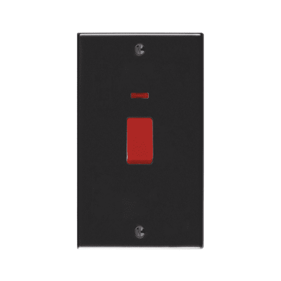 Verso Cooker Switch Neon Matt Black V826N-MB