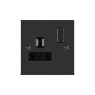 Verso Single Socket  Matt Black V312-MB