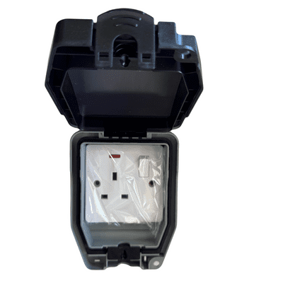 Weather Proof Single Switch Socket 13amp