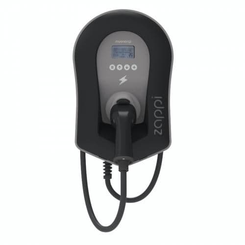ZAPPI-2H07TB-G ZAPPI 7KW EV CHARGER TETHERED - BLACK