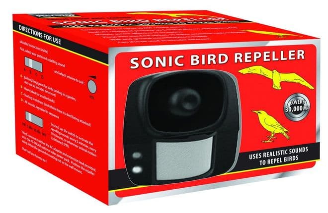 Audible Electronic Bird Scarer / Repellent (1 acre)