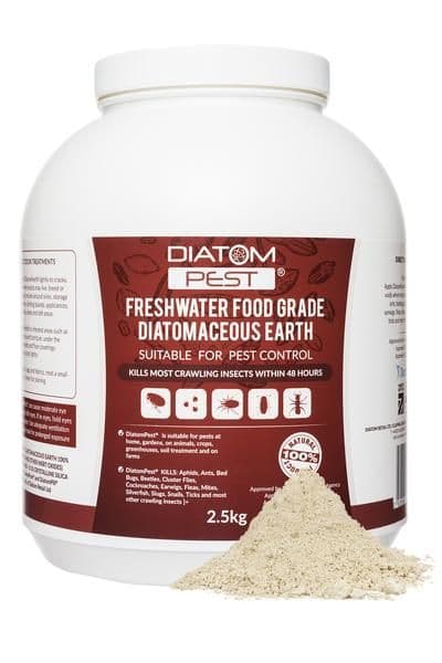 Diatompest Diatomaceous Earth organic insect killing Powder (2kg)