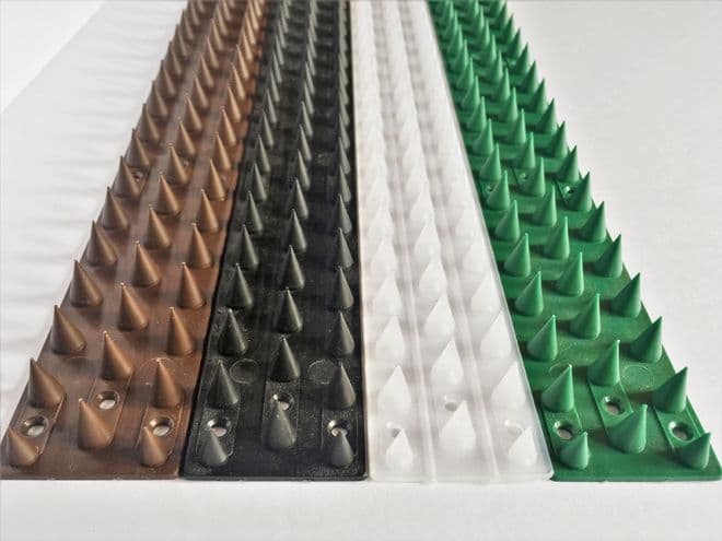 Cat Repeller Fence Spikes (Black)