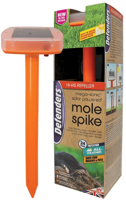 SOLAR POWERED MOLE REPELLER