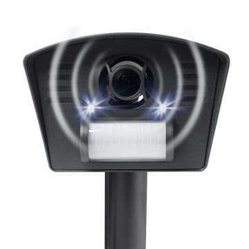 Ultrasonic + LED strobe Cat, Dog, Squirrel & Fox Repeller / deterrent