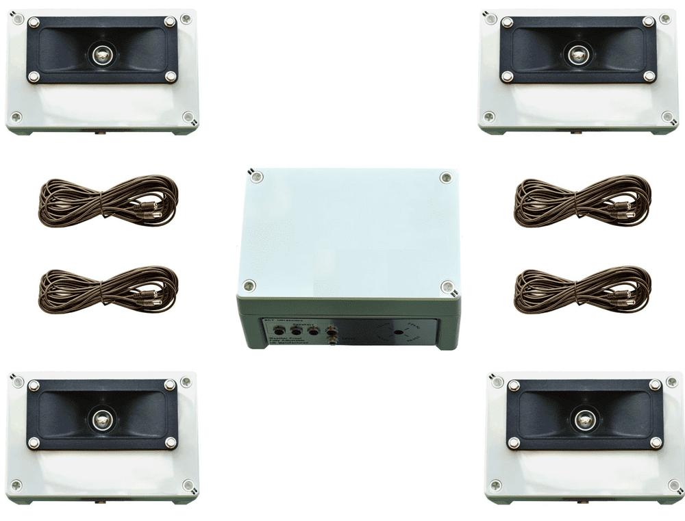 Sentinel ultrasonic bird repeller (4 satellite speakers)