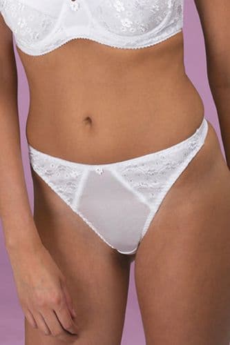 Benmark Embroidered Thong