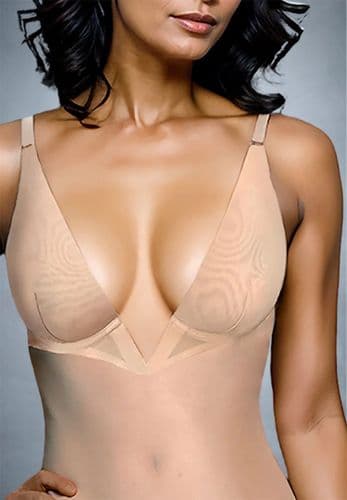 Big Cup Backless Bodysuit with Plunge front (thong style)