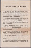1899 Anchor Line US Mail Steamer Agents' Tarriff / Rates / Commissions Brochure