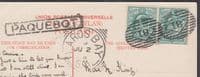 1902?KEVII GB Used Abroad,South Australia Numeral;Largs Bay/Paqubot:UK;Ceylon PC