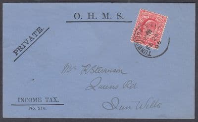 1906 OHMS / Income Tax; Tunbridge Wells CDS; Local