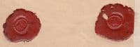 1916 Norway, Kristiania Censor Cover to London, England; red wax seals;see scans