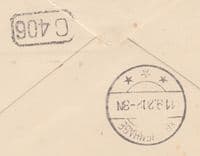 1920 uprated 2d orange Embossed Stationery Envelope+1/2d: The Hague(B/S),Holland