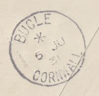 1931 Australia 2nd Experimental Flight Melbourne: London;Kew/Vic: Bugle,Cornwall