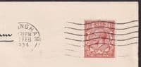 1934 London Airmail to Birmingham; Midland&Scottish Air Ferries Cachets