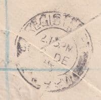 1935 KGV Definitives 4d grey-green + 9d olive-green FDC; indistinct Glasgow CDS