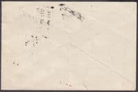 1935 KGV Silver Jubilee Spring & Grun??? 'Card' (3 vals) 'FDC'; London EC M/C