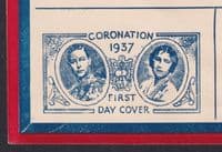 1937 KGVI Definitive 1/2d FDC (Coronation design FDC); London EC M/C