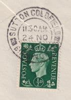 1937 Shetland's First Airmail, Lerwick - Aberdeen; scarce Illustrated