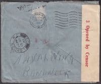 1941 HMS Nile readdressed to Australia HMAS Penquin; Flinders Naval Base; Censor