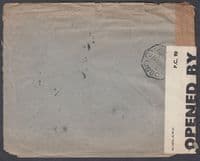 1943 Portugal Airmail / Censor; Lisbon B/S to Govan, Glasgow, Scotland