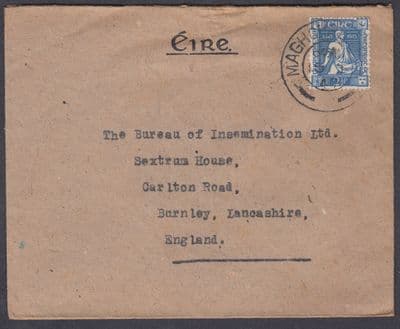 1947 Eire / Ireland to The Bureau of Insemination Ltd, Burnley, Lancs, England