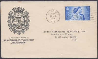 1948 British Asociation Teacher of Dancing Illutrated Cover; Holloway/N7 M/C