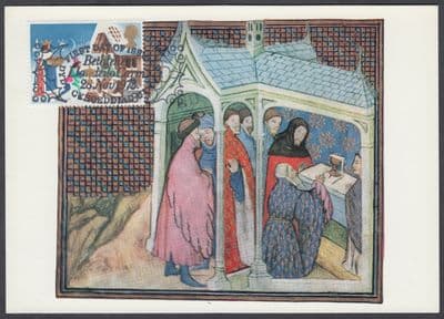 1973 Christmas 3p Maximum Card FDC; Bethlehem Llandeillo SHS; Ref: