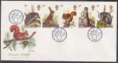 1977 British Wildlife Fleetwood FDC; Edinburgh Bureau SHS
