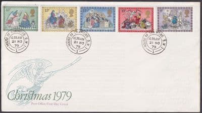 1979 Christmas FDC; House of Commons SW1 CDS