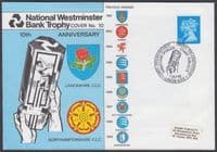 1990 Nat West Bank Trophy Cover; signed John Major(PM), Jeffery Archer+ 3 others