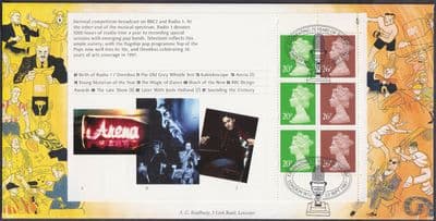 1997 BBC Bradbury Full Pane Booklet FDC; London W12 SHS; 40 of 250