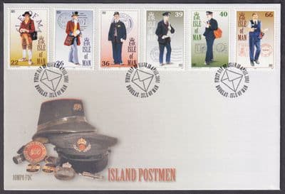 2001 Isle of Man Manx PostmenFDC; SHS
