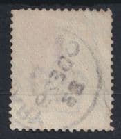 6d on 6d lilac; SG 162, CAT £150; Castle Cary CDS (Somerset); Used, tear at left