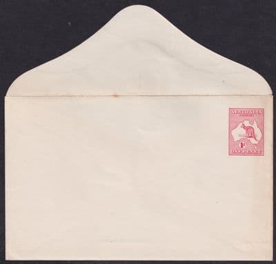 Australia 1d Rue Stationery Envelope; Mint